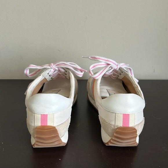 BODEN Striped Runner Trainers Tennis Shoe Sneaker Rainbow Sneaker Sz 38 US 7 - Picture 7 of 12